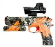 Орбиз пистолет SKD Colt 1911 / лазер, фонарик / черный / 6+ /orbeez